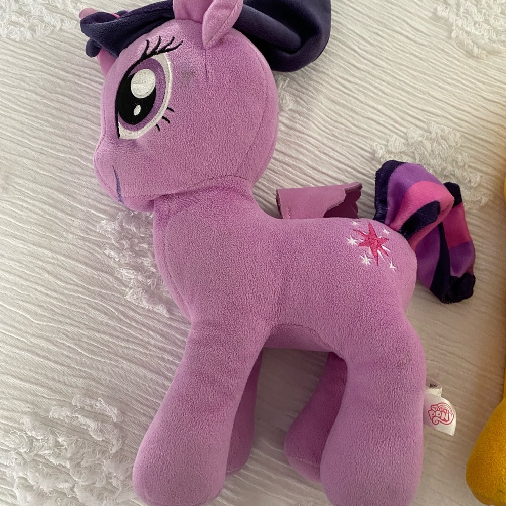 My Little Pony Applejack  and Twilight Sparkle Purple Plush